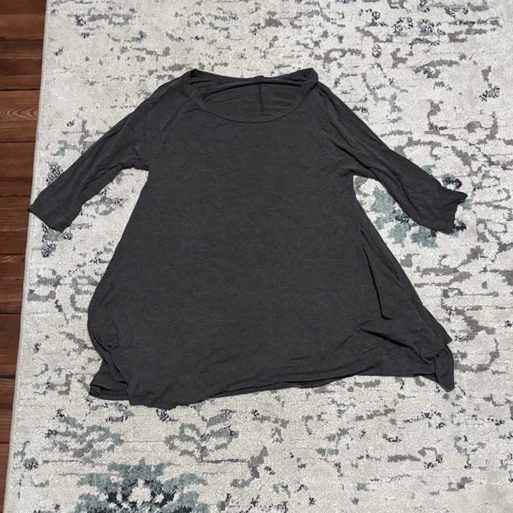 Elegant Dark Gray Women's Tunic